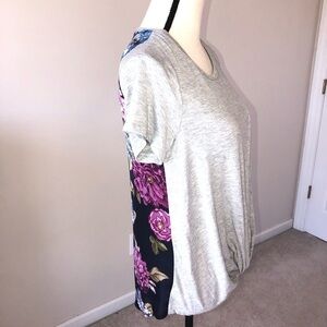Anthropologie Jane Delancey Twist Floral Top Extra Small